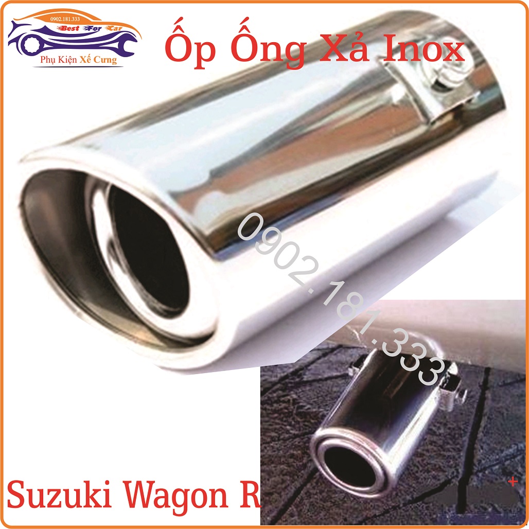 Ốp ống xả Inox Suzuki Wagon R+