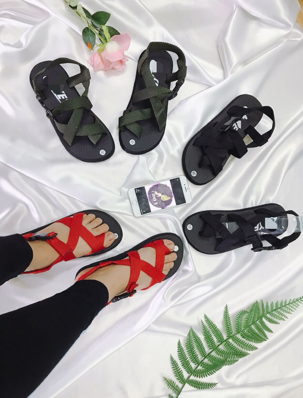 Sandal Học Sinh Đi Học Dây Dù Cực Bền Chắc. Đủ Size Đế Cao 1.5cm Kiểu Dáng Năng Động Trẻ Trung