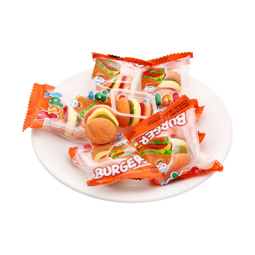 Kẹo Dẻo Yupi Hamburger Vỉ 60 Viên