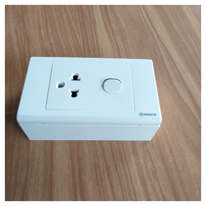 Ổ cắm 3 chấu - công tắc vanlock sino dòng s18 - chính hãng