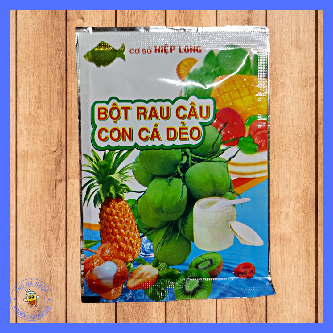 1 GÓI BỘT RAU CÂU CON CÁ DẺO HIỆP LONG