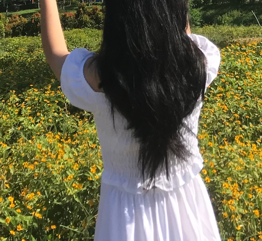 đầm von lụa dáng suông xẻ tà bệt vai DUTIEC24