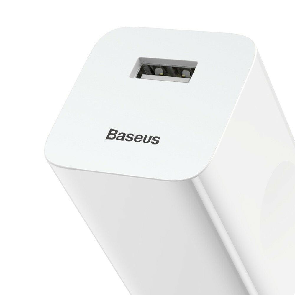 Củ sạc nhanh Baseus Travel Quick Charge 3.0 24W sạc 50% trong 30 phút cho Iphone,Samsung , Xiaomi,Sony,Nokia