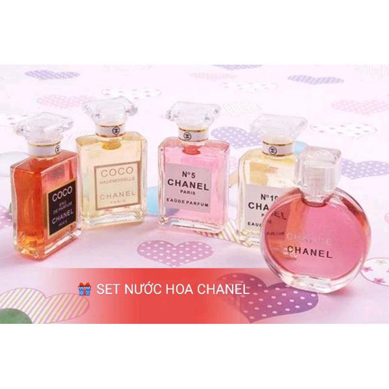 [HCM]Set nước hoa 5 chai mini siêu sang meli
