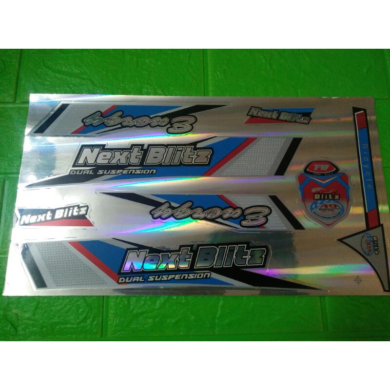 Bộ tem dán xe đạp leo núi Next Blitz hàng nhập Thái Lan