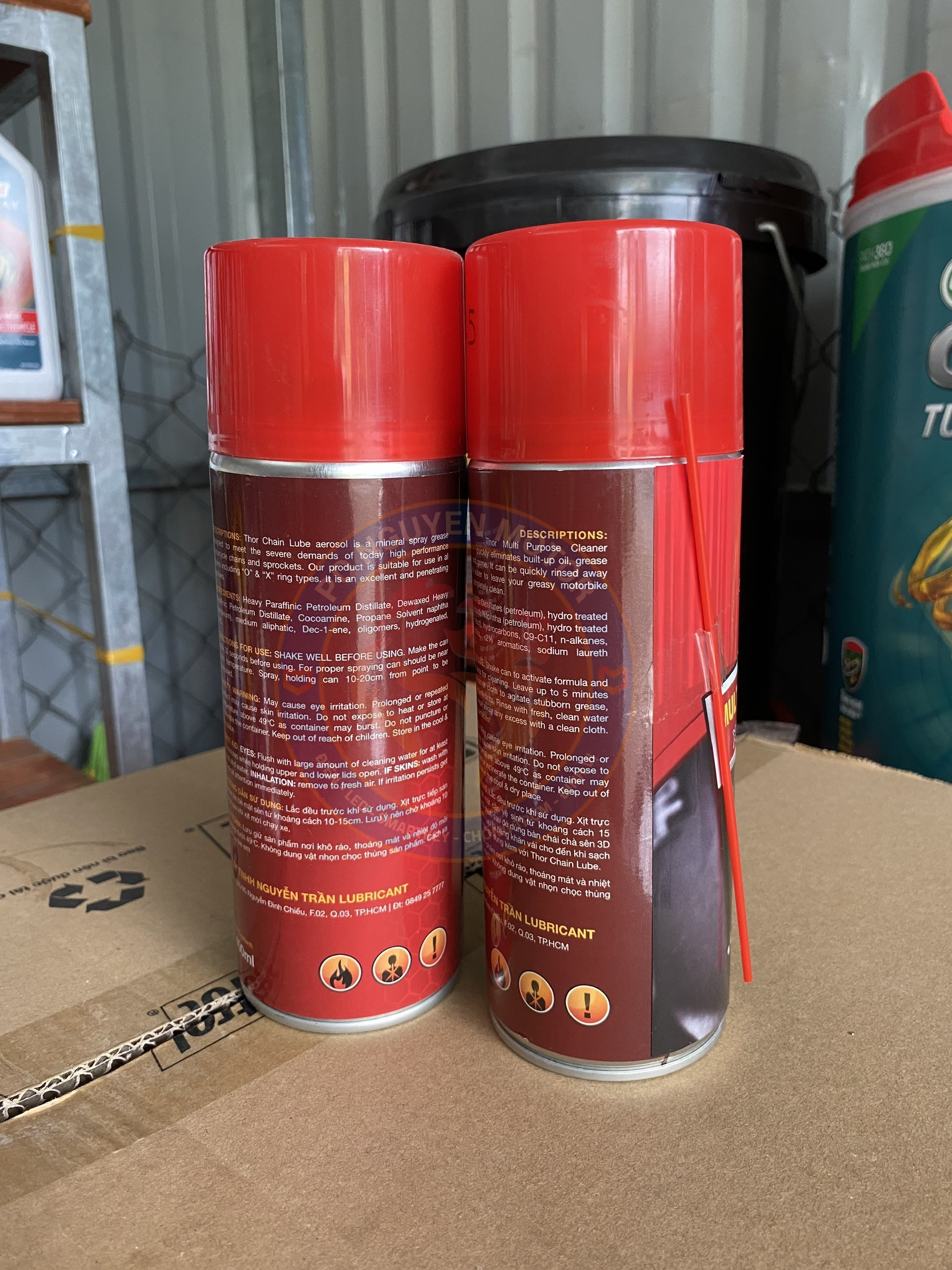 BỘ VỆ SINH BẢO DƯỠNG XÍCH SÊN THOR (400ml)