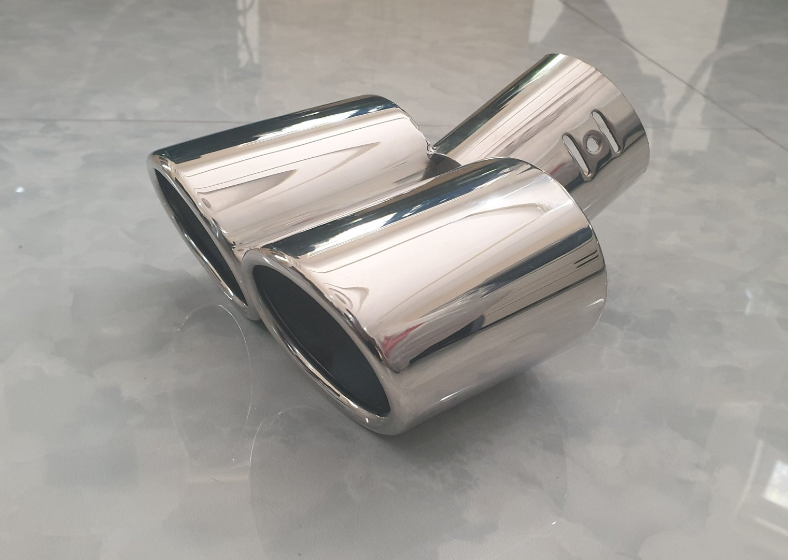 Ốp ống xả ô tô loại gãy khúc, ống xả nhiệt inox,chụp ống pô ô tô xe hơi chữ y, chụp đuôi pô trang trí xe ô tô dùng chung 7 chỗ 4 chỗ