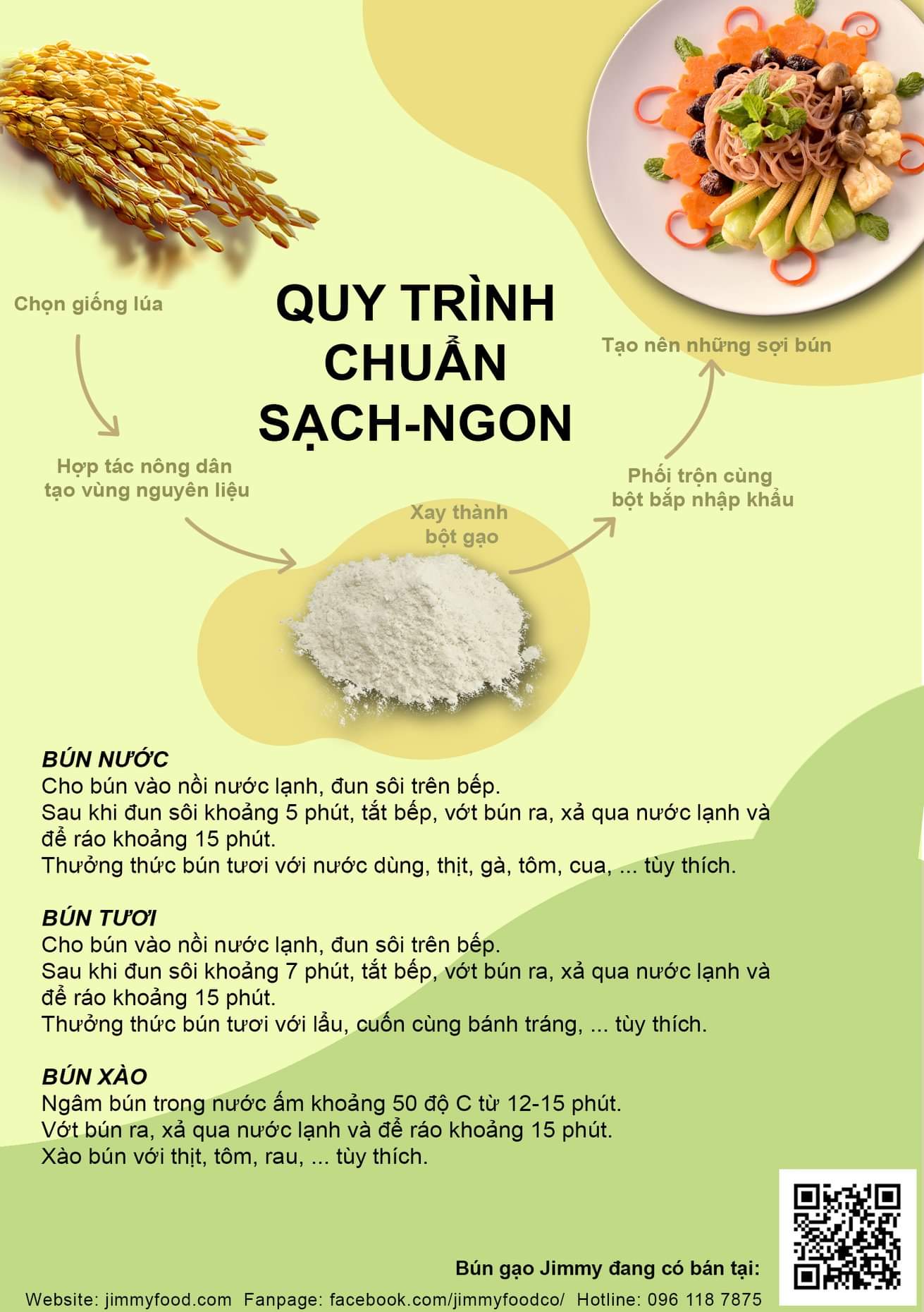 BÚN GẠO LỨT JIMMY 250g
