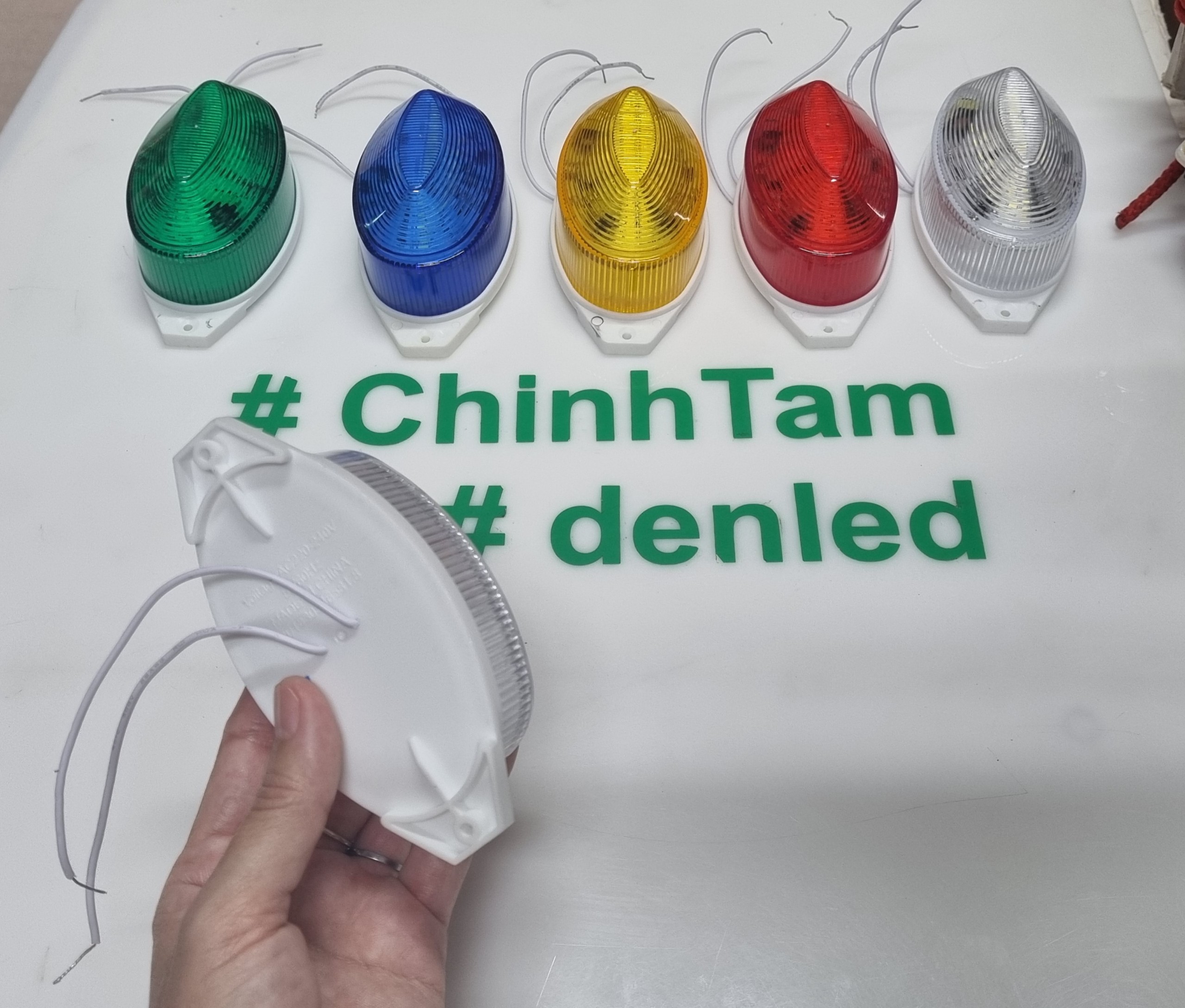 Combo 5 đèn chớp sấm sét flash lamp 220Vac