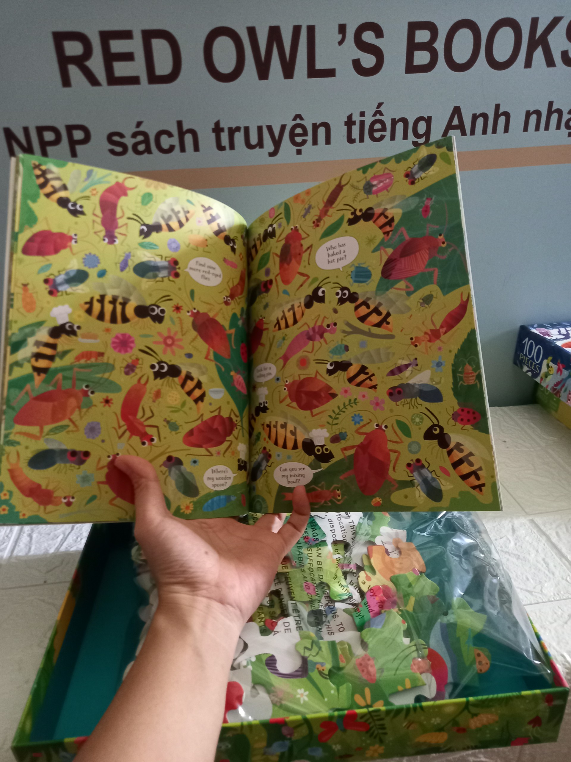 Usborne Book and Jigsaw Bugs