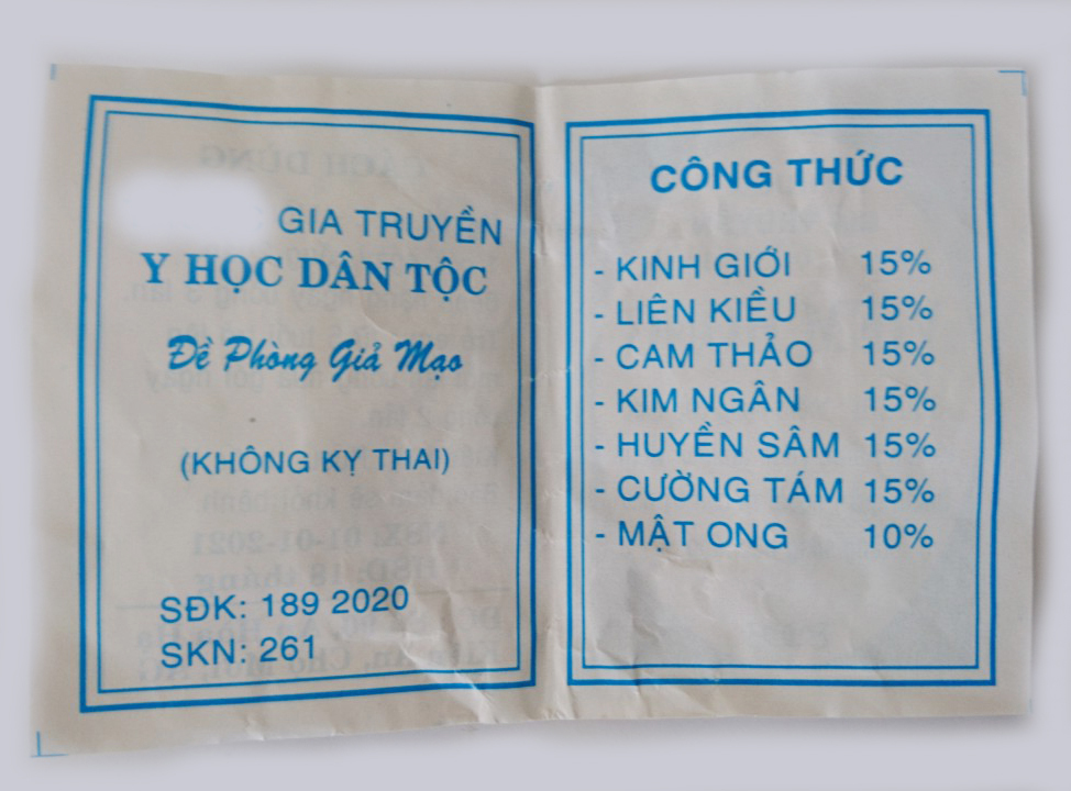 [Đông y-chính gốc] 100 Gói Viêm họng Đỗ Thái Nam (Dạng viên)