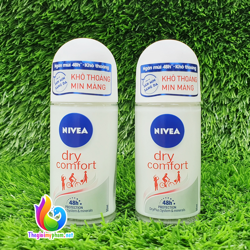 Lăn Ngăn Mùi Nivea Nữ Khô Thoáng 50ml