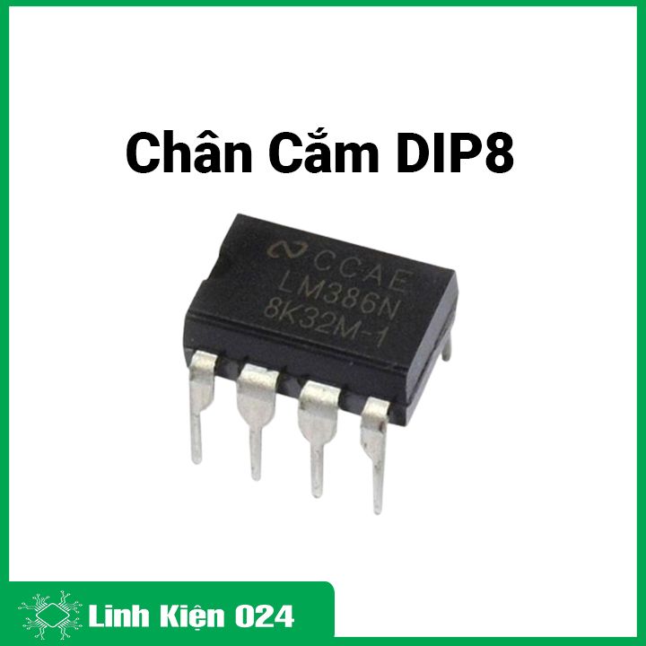 Ic lm386 dip8 / sop8 khuếch đại công suất