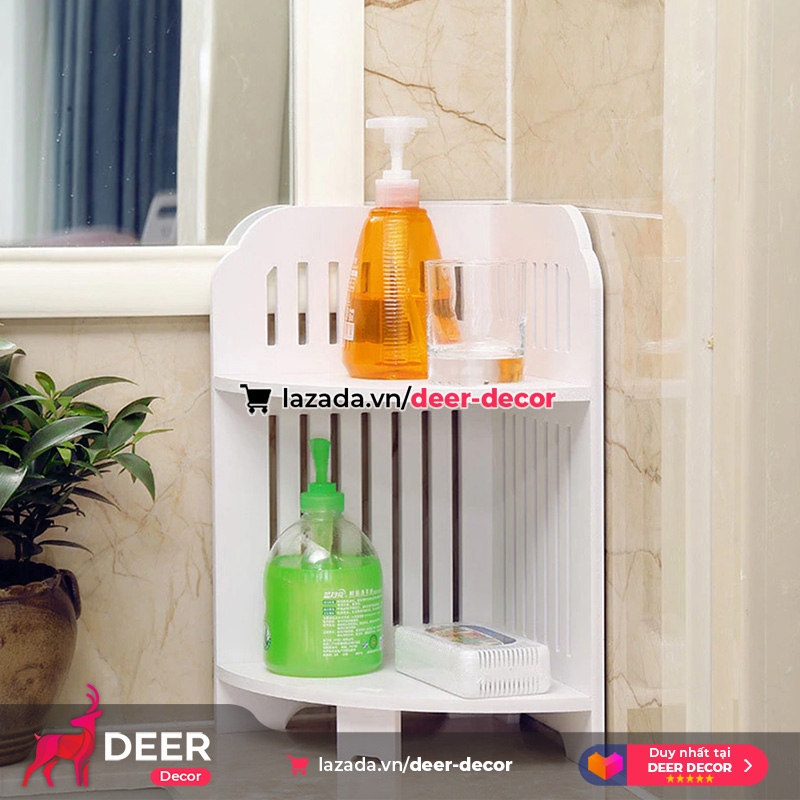 Kệ Góc Để Mỹ Phẩm, Để Phòng Tắm 38X22cm - DEER DECOR
