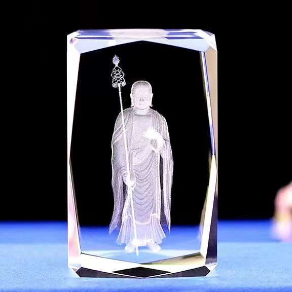 Đồ Trang Trí Tượng Phật Bằng Pha Lê