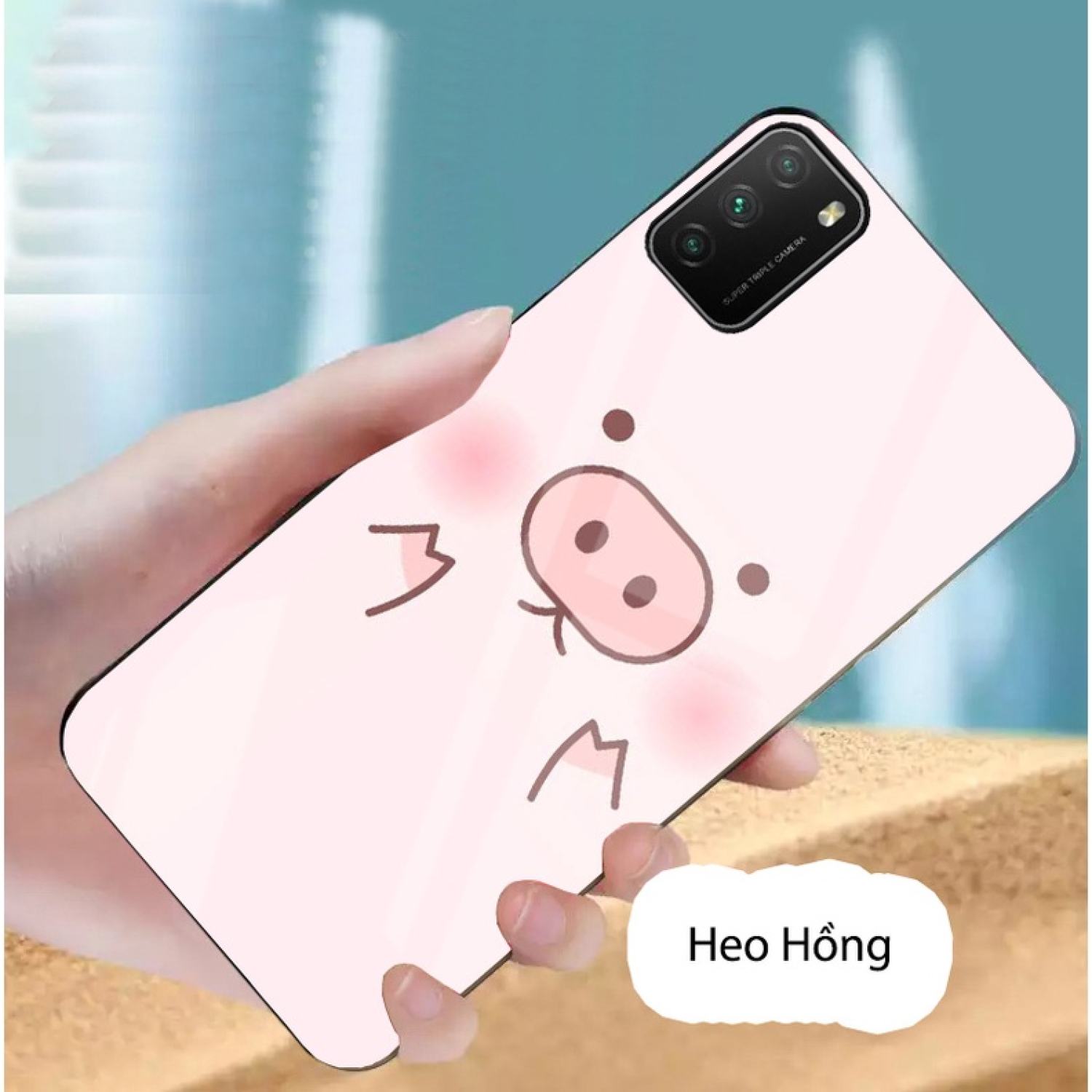 Ốp Lưng POCO M3 mặt kính gương bóng