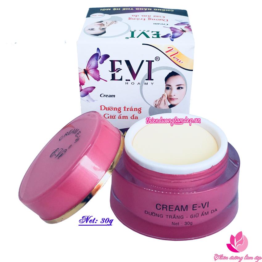 Mỹ Phẩm E-VI - Kem dưỡng trắng, Giữ ẩm da (30g)