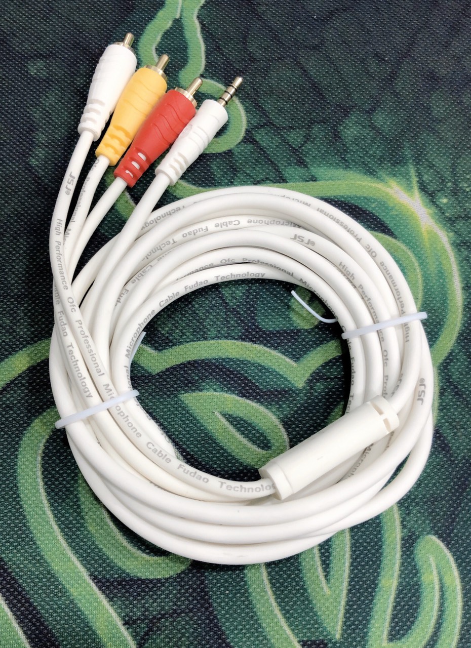 Dây 3.5 ly đực ra 3 bông sen đực dài 3m JSJ-3701