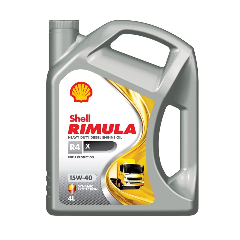 [HCM][Nhớt ô tô Diesel cao cấp]  SHELL RIMULA R4  15W40 4L
