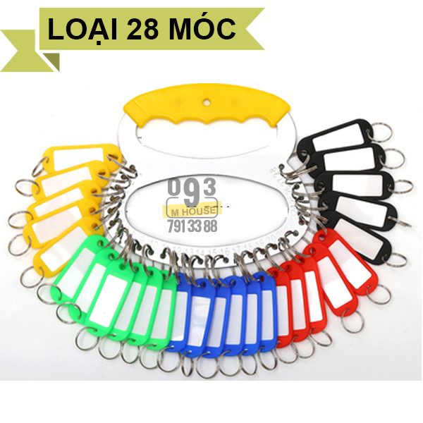 Móc Chìa Khóa Đa Năng Ví Đựng Chìa Khóa Hộp chìa khóa 18 cái 28 cái Móc Treo Kèm Thẻ Ghi Nhớ, Tay Cầm Giữ Chìa Khóa