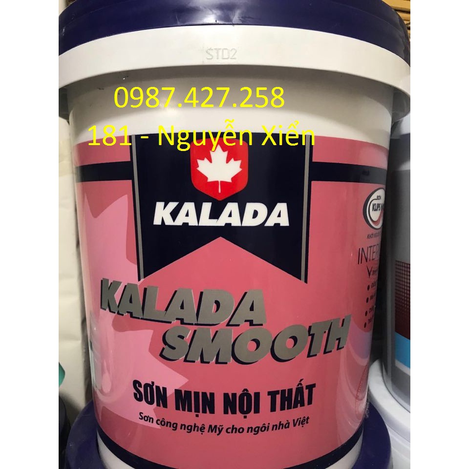 Sơn kinh tế nội thất bề mặt mịn Kalada 5Lit