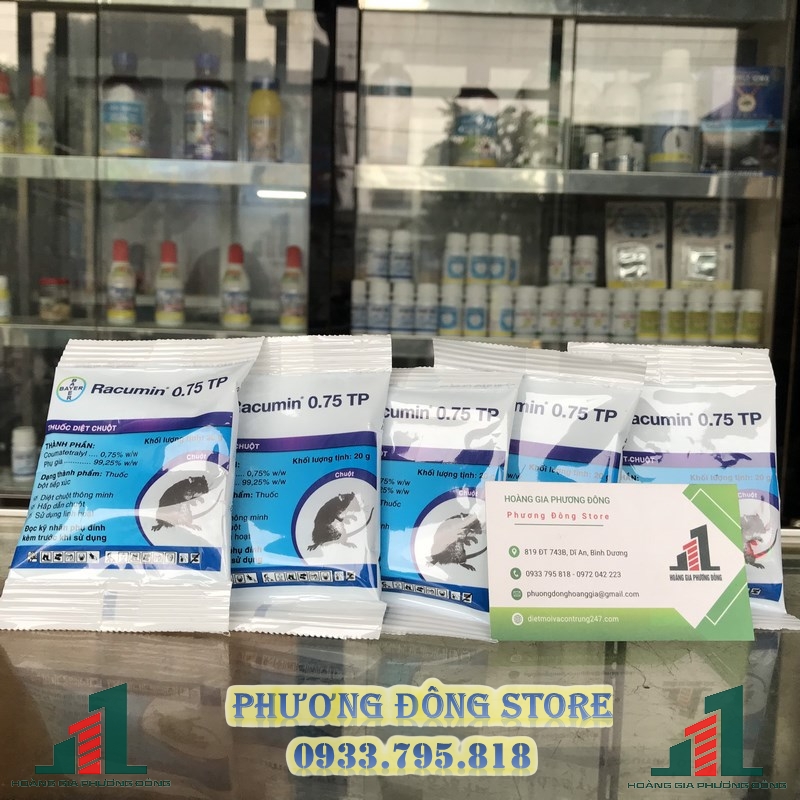 Thuốc diệt chuột dạng bột Racumin - 24g (sản xuất Thái Lan)