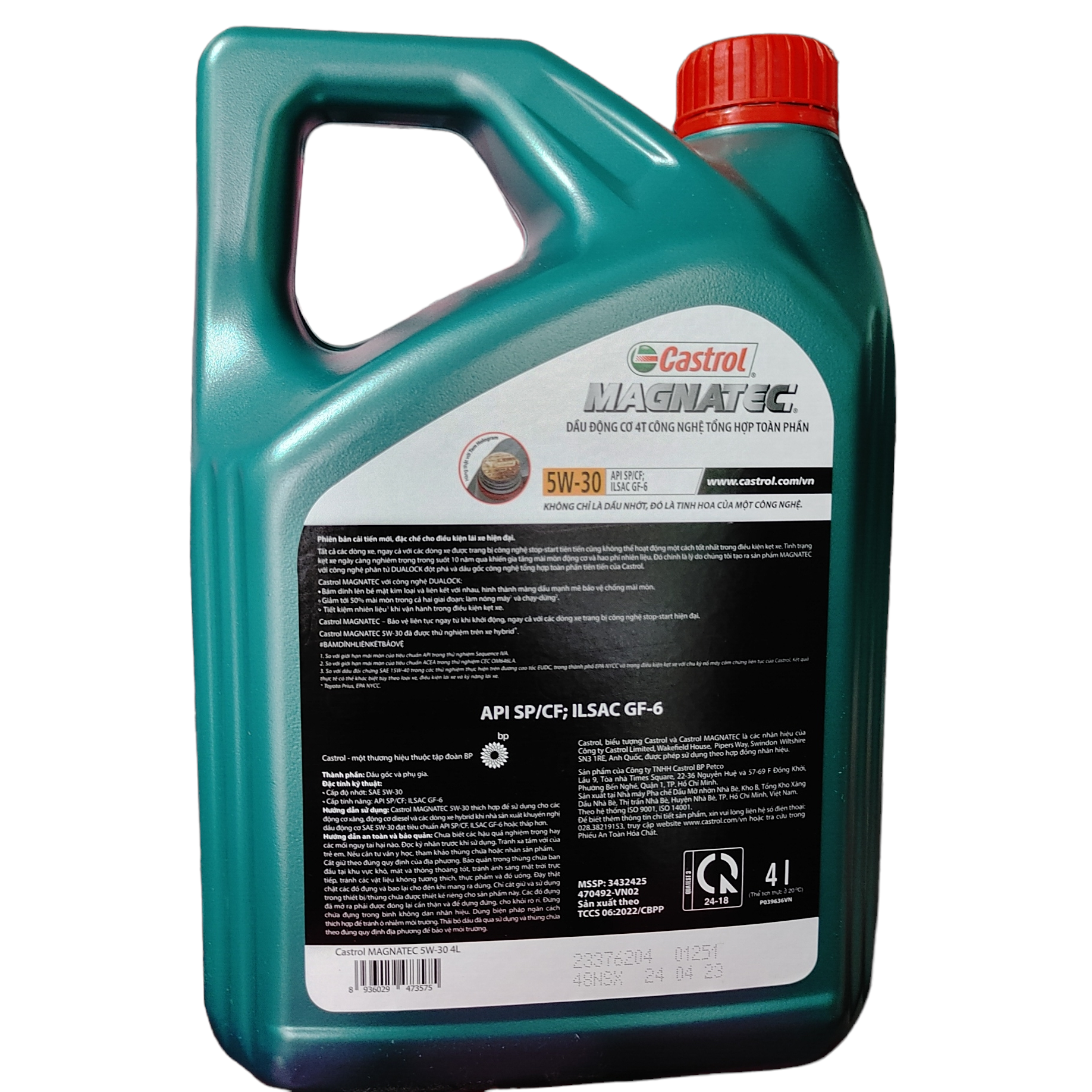 NHỚT CASTROL 5W-30 4LÍT