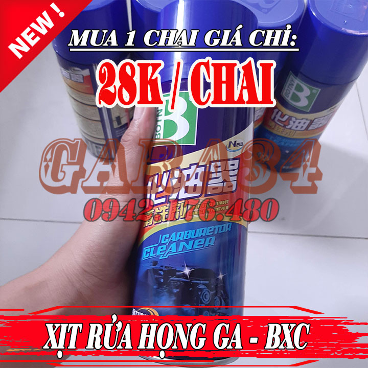 [CÓ HÀNG] 1 CHAI XỊT RỬA HỌNG GA - BÌNH XĂNG CON BOTNY