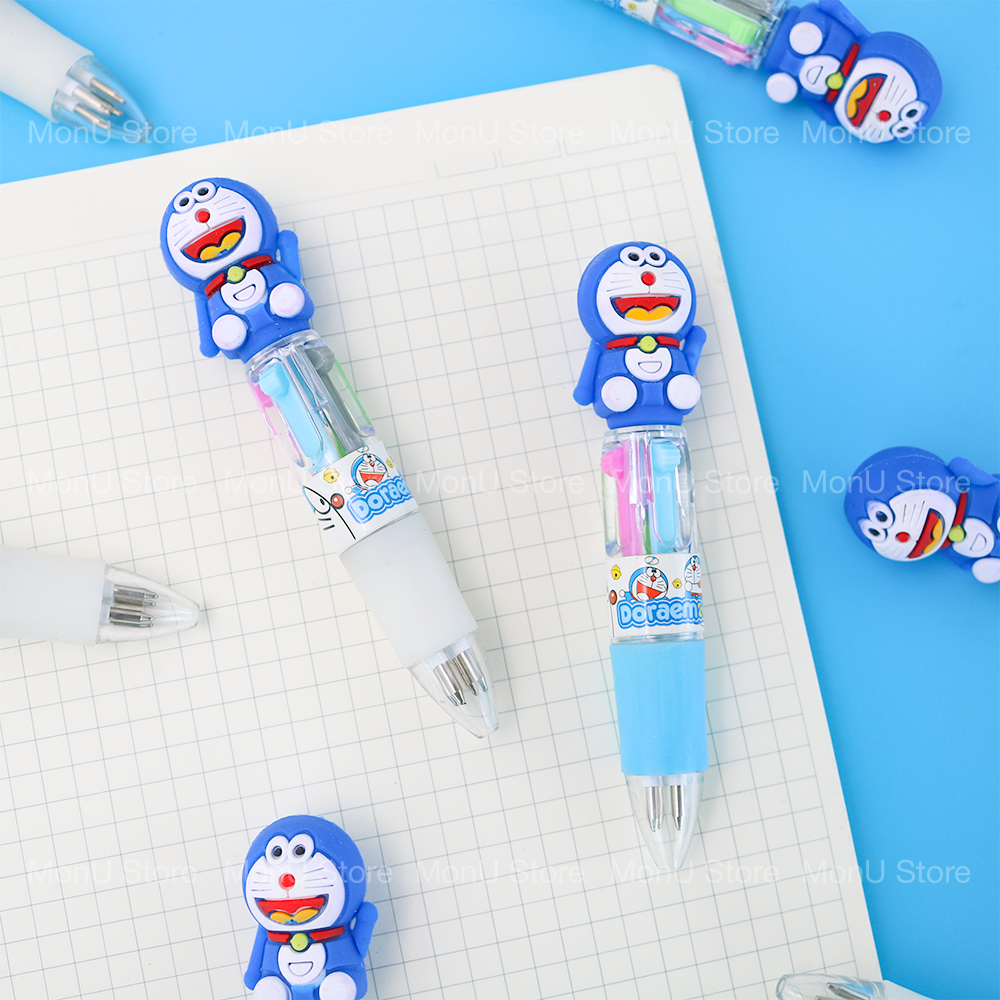Bút bi 4 ngòi Doraemon 10cm dễ thương cute BK00370
