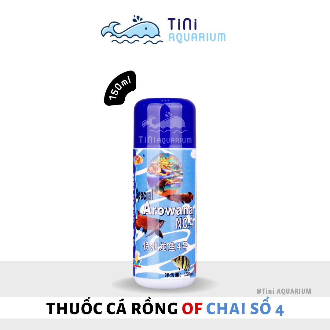 [HCM] Thuốc cá rồng chai số 4