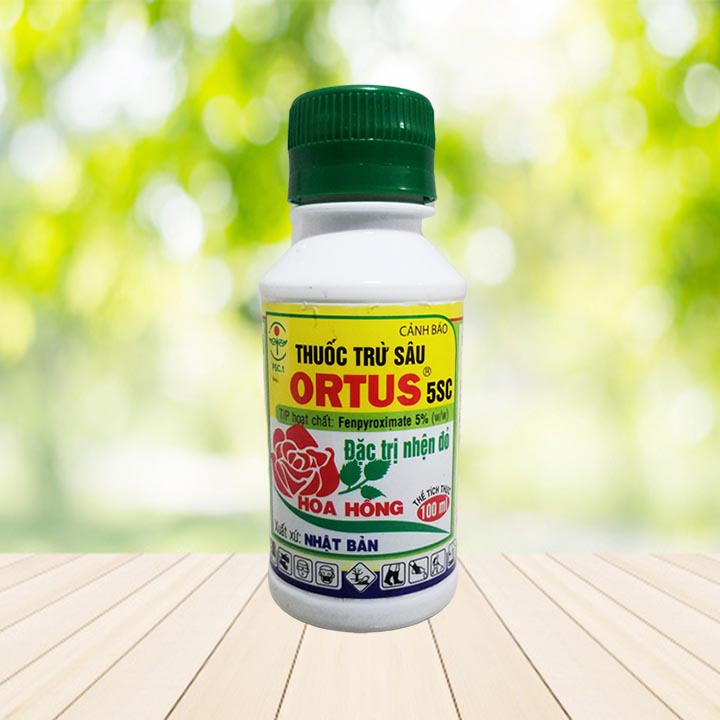 Thuốc trừ nhện đỏ trên hoa hồng Ortus 5SC 100ml