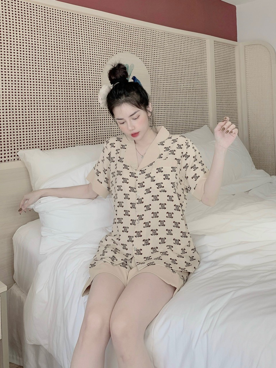 Đồ bộ mặc nhà dui mango mềm mịn mát đẹp 495