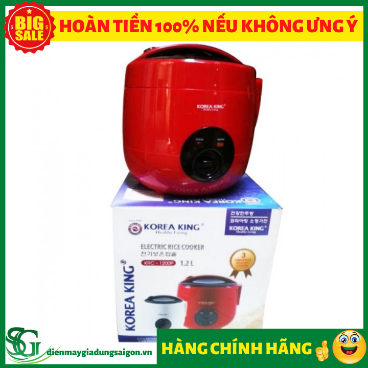 [HCM]NỒI CƠM ĐIỆN KOREA KING KRC-1200P (New)