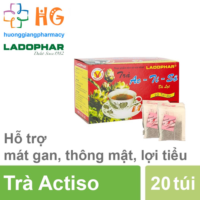 Trà Actiso - Hỗ trợ làm mát gan, thông tiểu, lợi mật