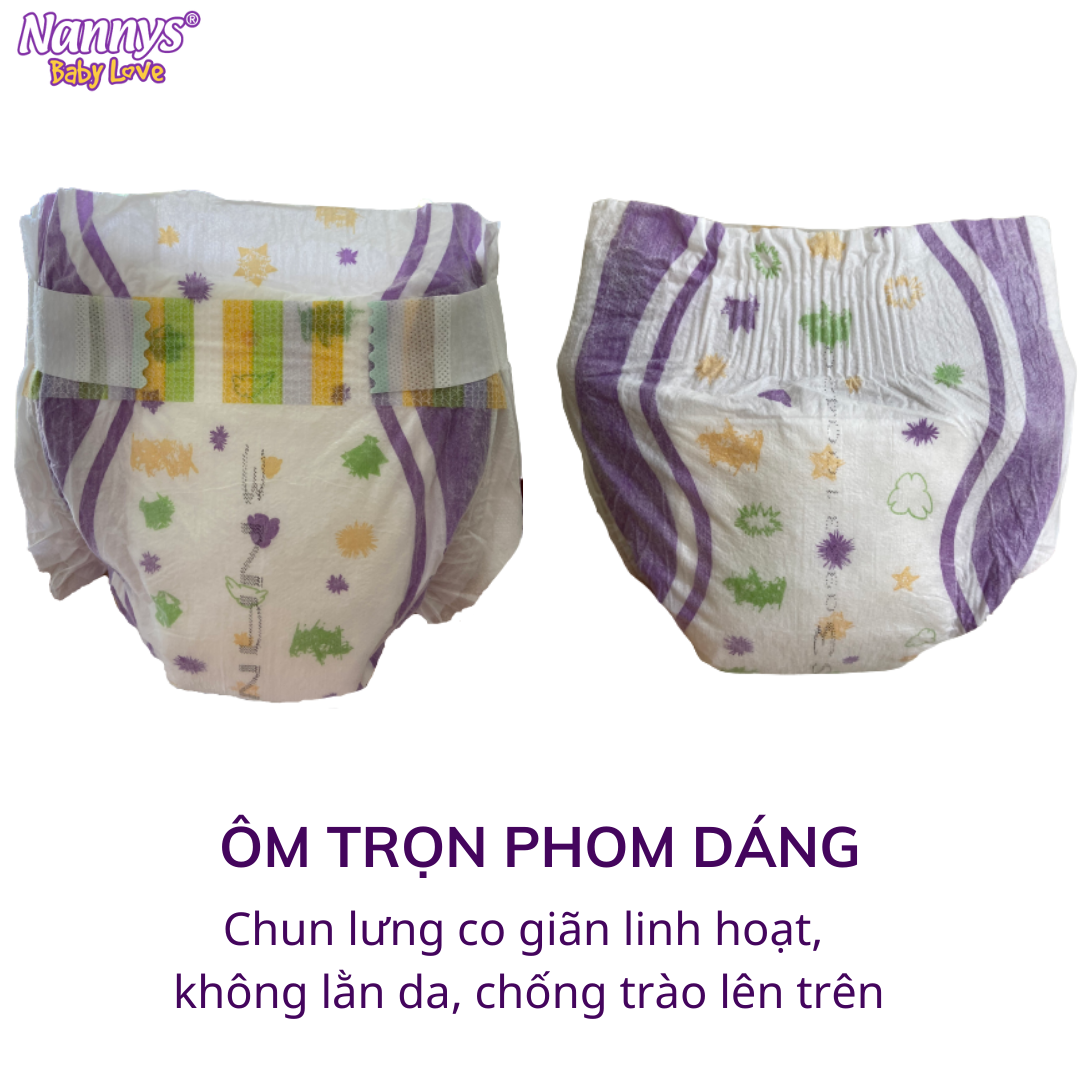 Tã/ bỉm QUẦN Nannys L 44 miếng (Cho bé từ 8-18kg)