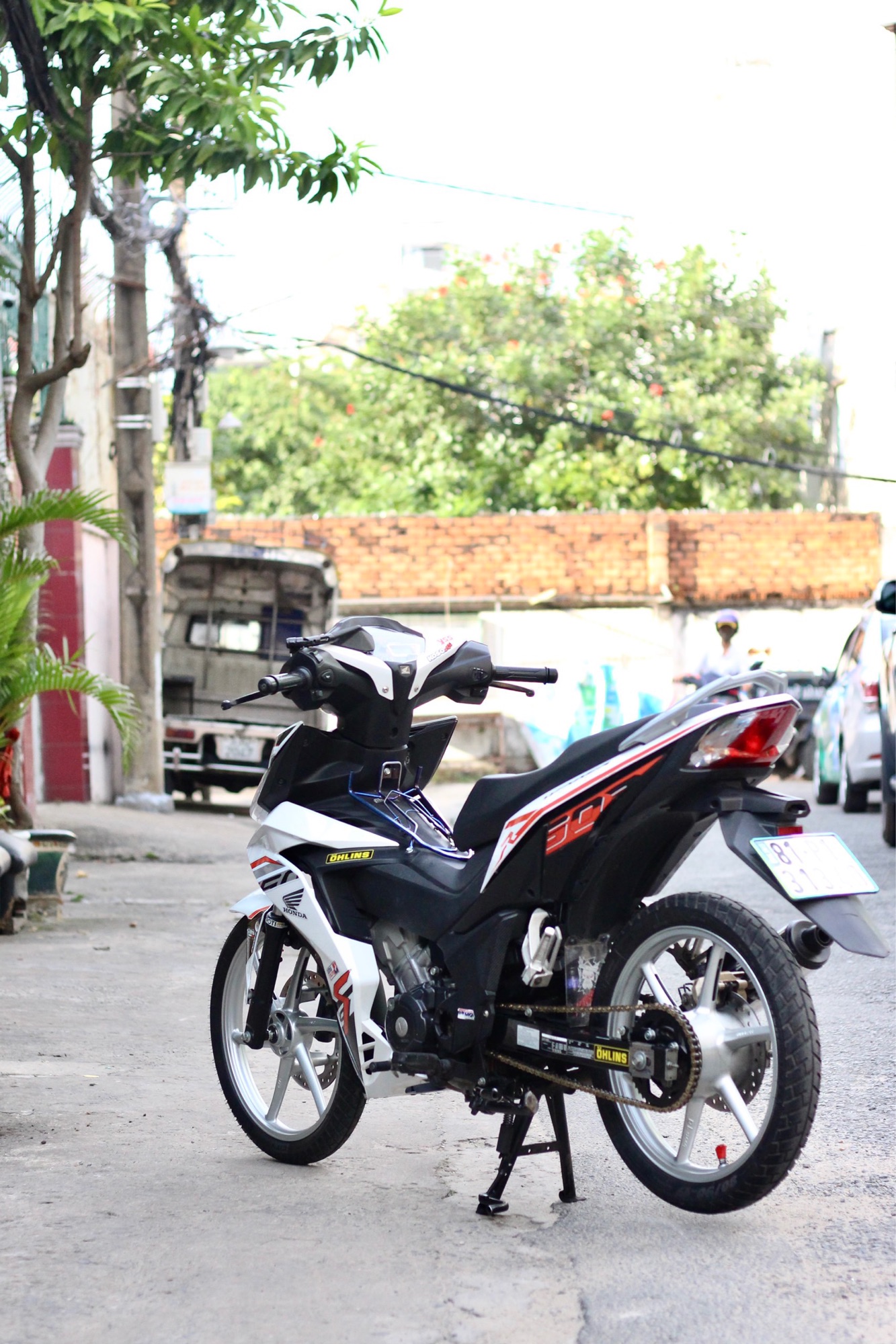 Tem rời Winner 150 dán xe trắng