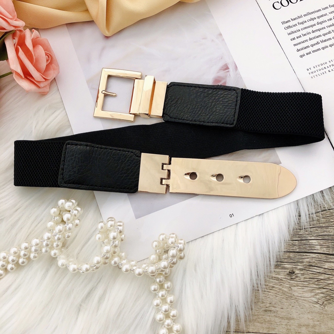 dây nịt kim thun bản 3cm xinh