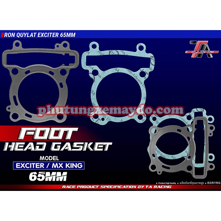 Ron đầu exciter 135 65mm taracing