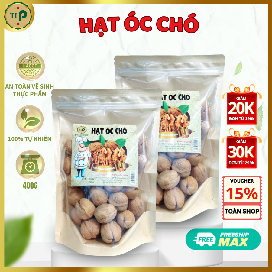 Hạt óc chó tân lộc phát combo 1kg - mỗi bịch 500g