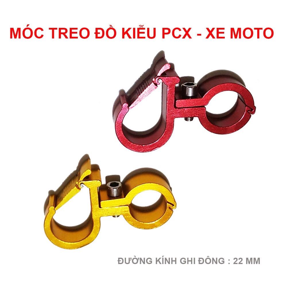 Móc treo pcx nhôm màu