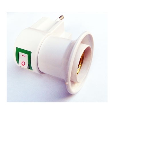 Đui Đèn E27 Có Công Tắc Phích Cắm Không Dây