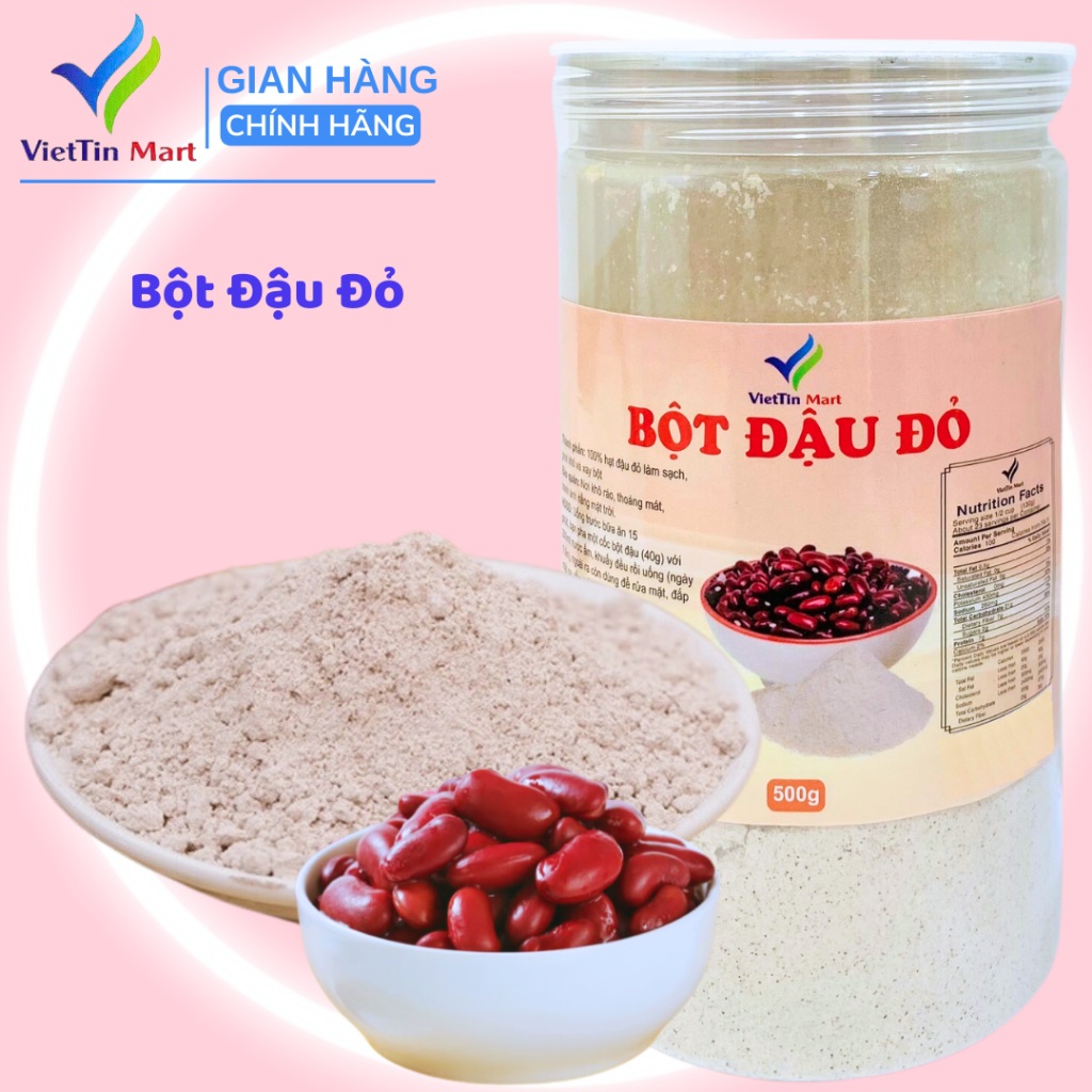 Bột Đậu Đỏ Nguyên Chất 500G