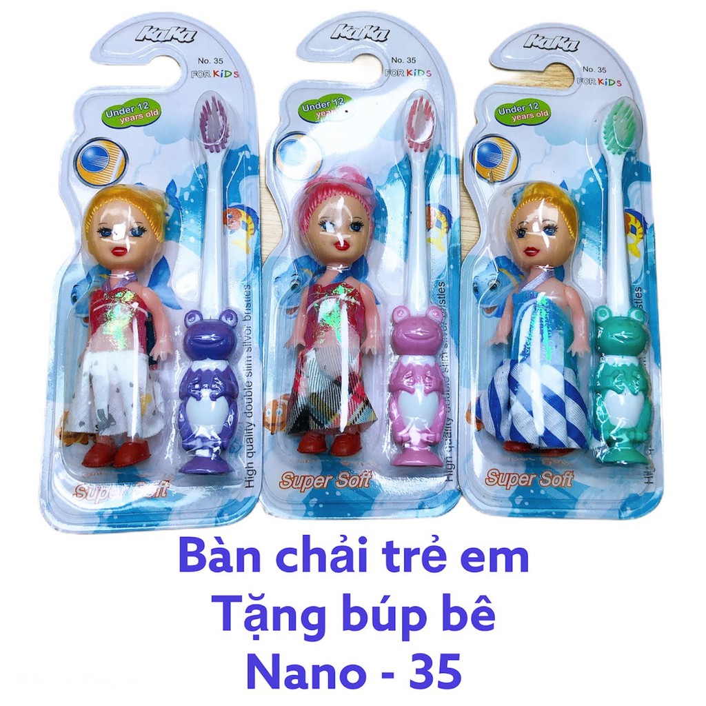 Bàn chải đánh răng cho bé KaKa tặng kèm đồ chơi