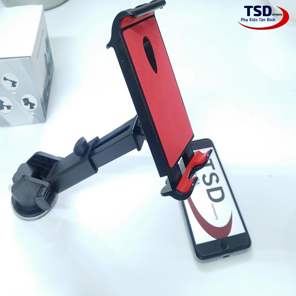 Giá Đỡ iPad / Máy Tính Bảng Trên Xe Hơi Hít Chân Không Cao Cấp - iPad Holder For Car