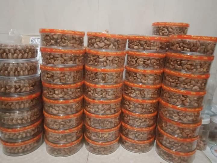 Hộp 500gr hạt điều ngon rang muối vỏ lụa loại 1 Bình Phước[ GIAO HÀNG NHANH 4h HCM]