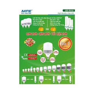 Led Bulb 3W MPE LBD-3T (ánh sáng trắng) / LBD-3V