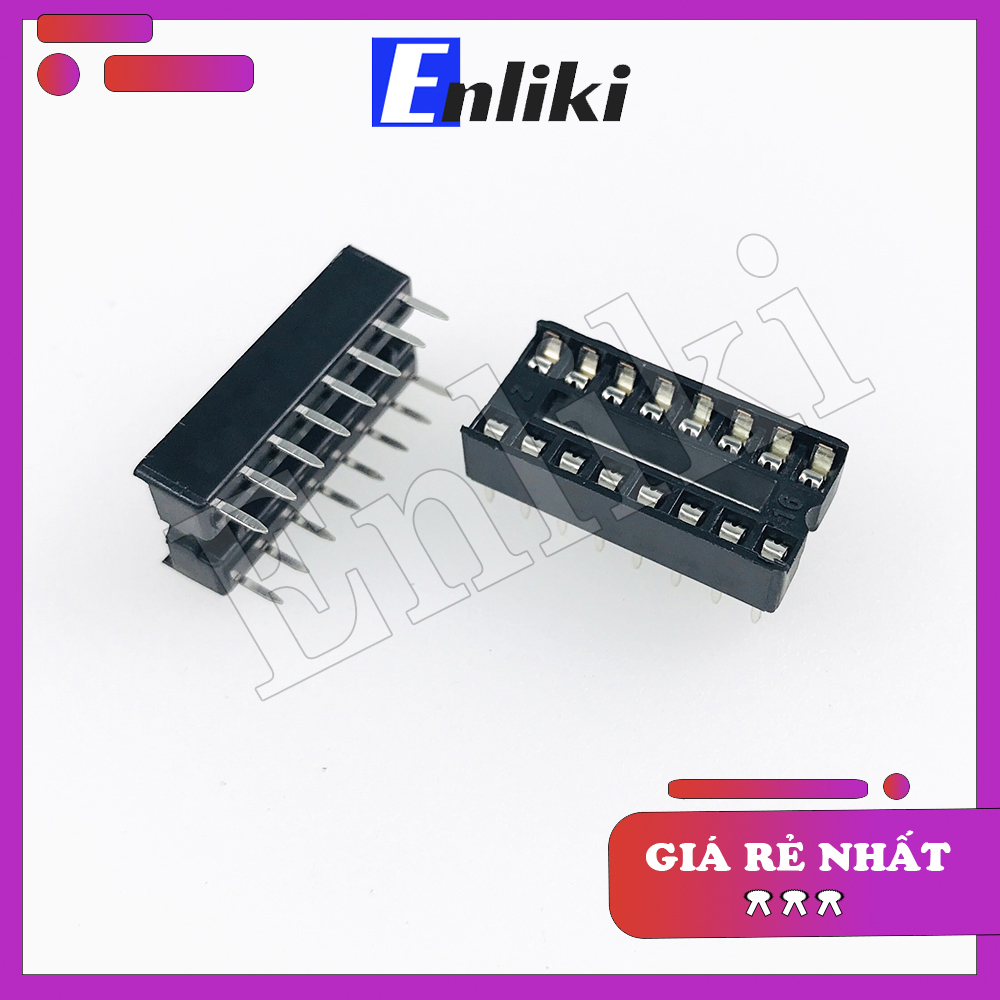 2 Chiếc Đế IC DIP 16 - 16 Chân