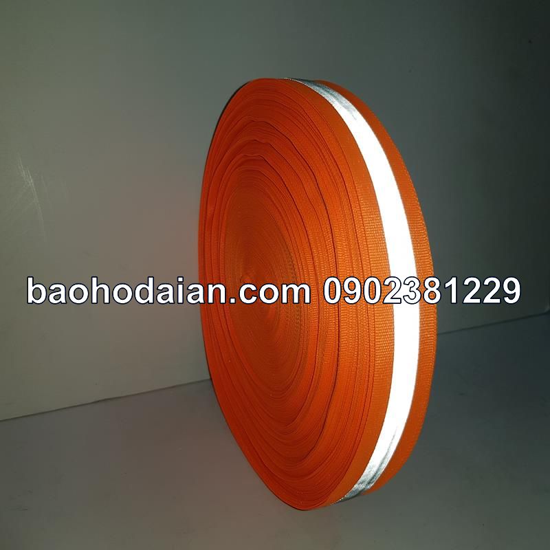 Dây phản quang vải cảnh báo công trình