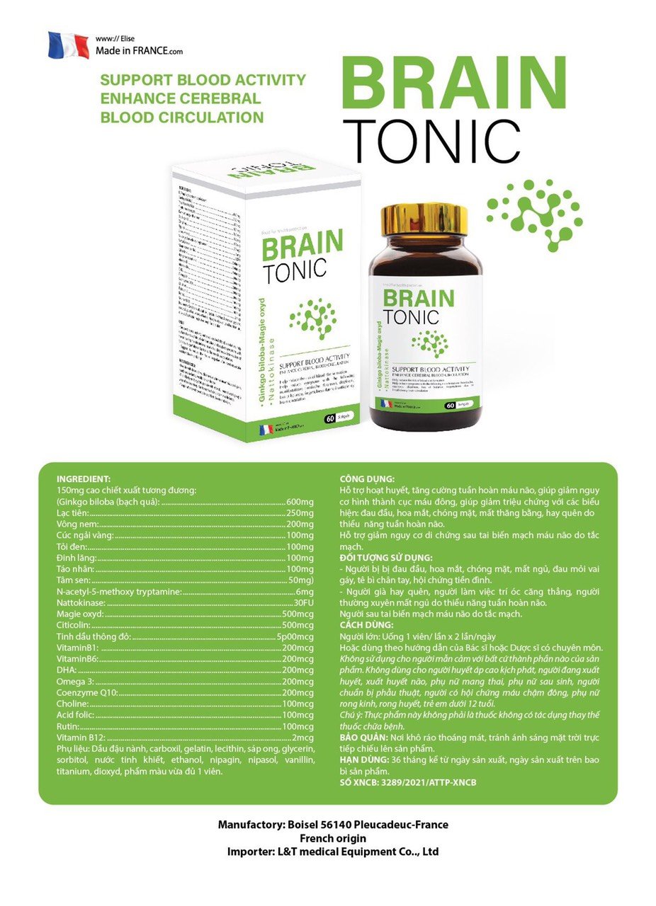 TPCN Bổ Não BRAIN TONIC