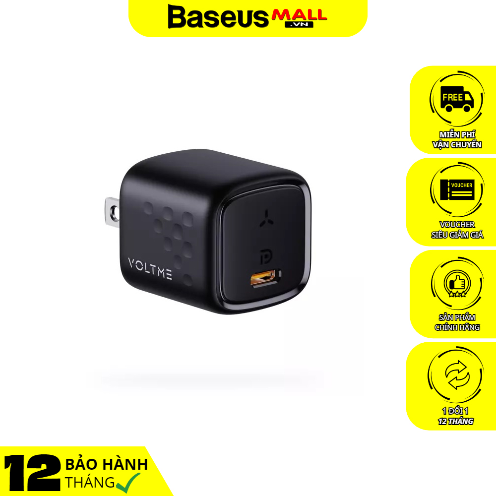 Củ Sạc Nhanh Voltme Revo 30W GaN III | Siêu Nhỏ Gọn, Sạc Nhanh PD